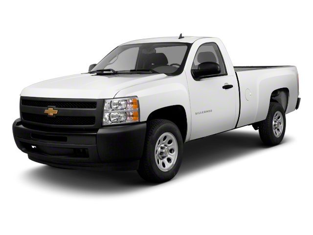2011 Chevrolet Silverado 1500 Work Truck in Summit White — front three-quarter view