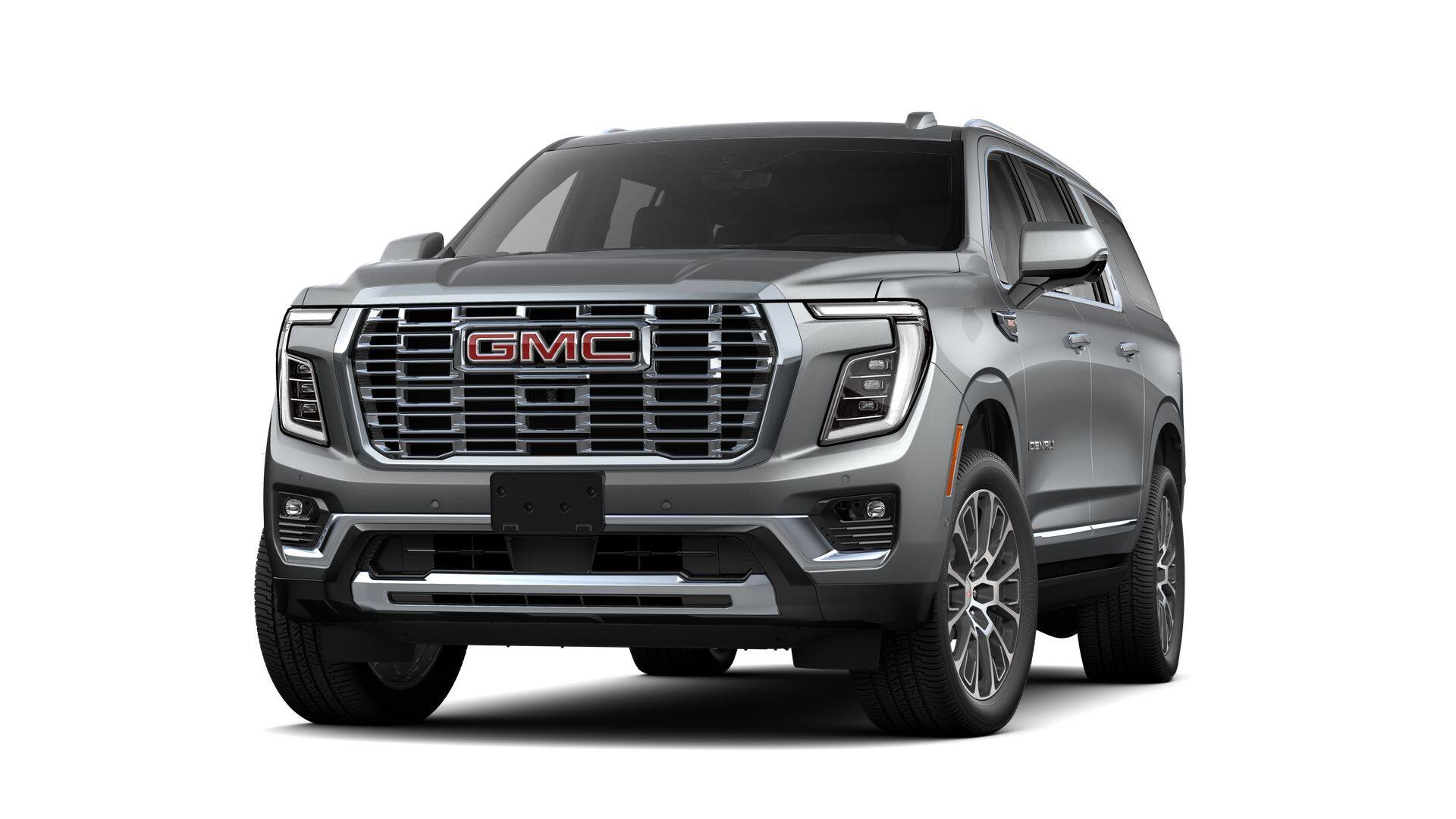 2026 GMC Yukon XL Denali in Sterling Metallic — front three-quarter view