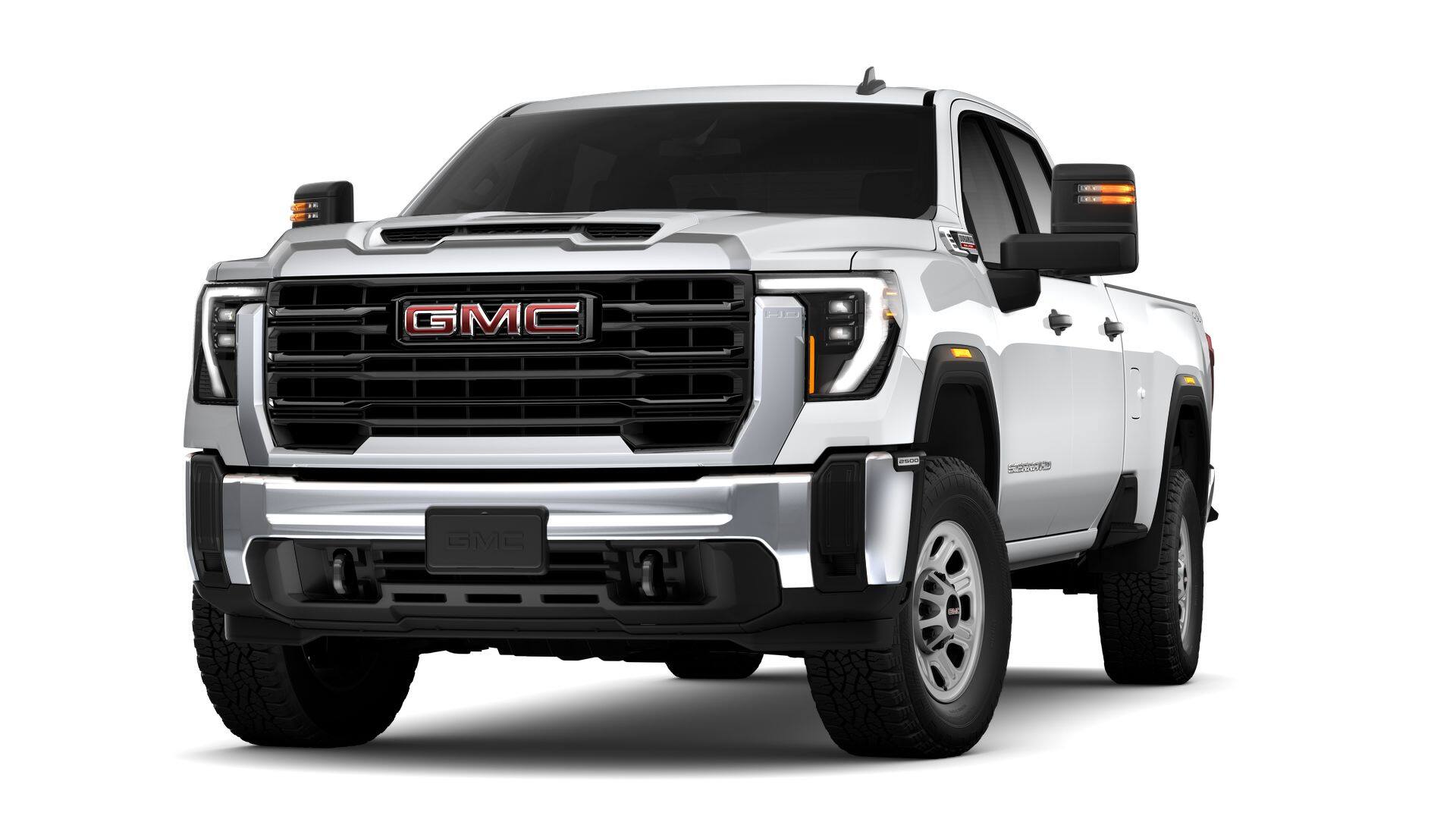 2026 GMC Sierra 2500 HD Pro in Summit White — front three-quarter view