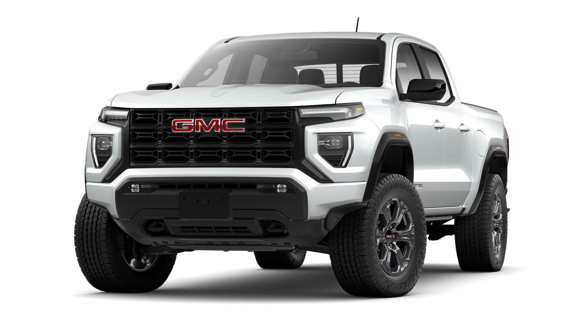 2025 GMC Canyon 2WD Elevation in Summit White — front three-quarter view