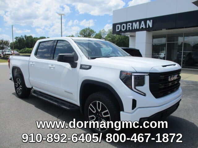 2023 GMC Sierra 1500 Elevation in Summit White — front three-quarter view